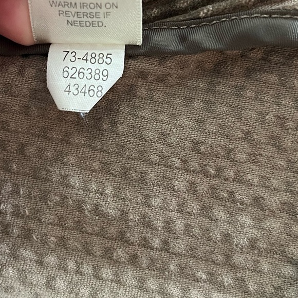 J. Jill Pleated Corduroy Velvet Collar Shirt Chore Coat - Picture 12 of 12